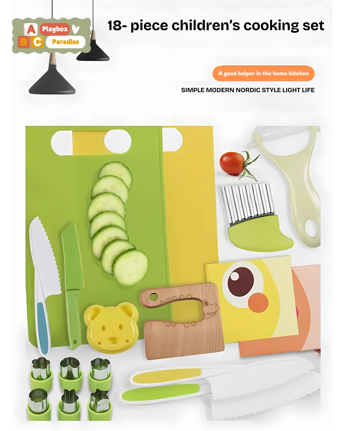 18 - Piece Children's Cooking Set