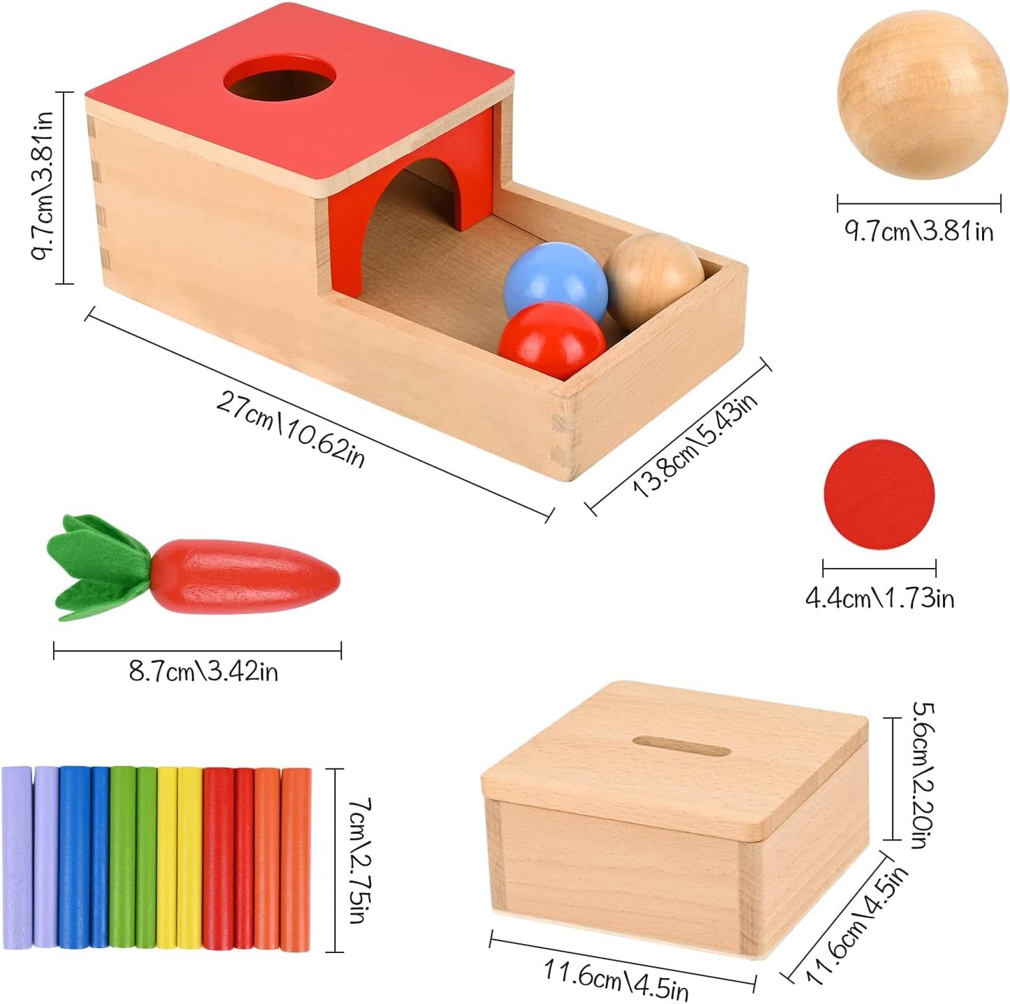 Comius Sharp 4 in 1 Montessori Toy