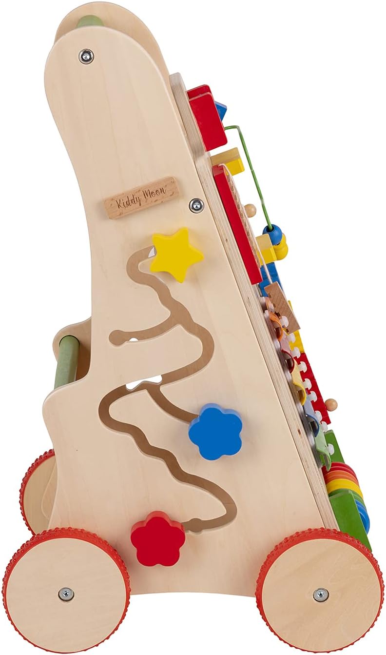 Wooden Multifunctional Baby Walker Cart