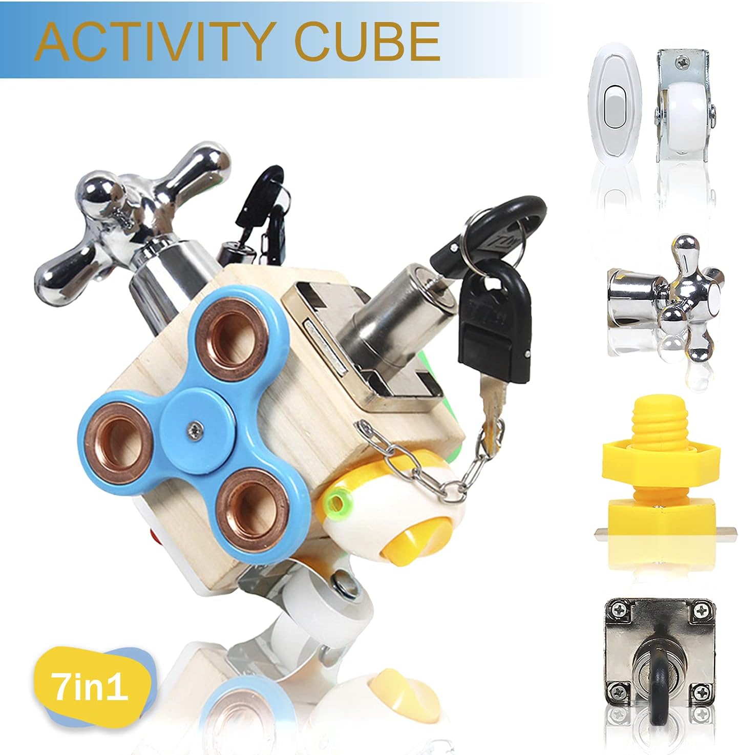 7 in 1 activity cube