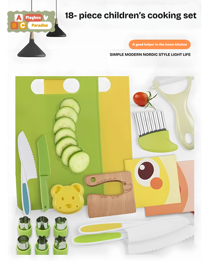 18 - Piece Children's Cooking Set