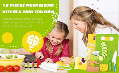 18 - Piece Children's Cooking Set