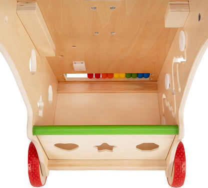 Wooden Multifunctional Baby Walker Cart