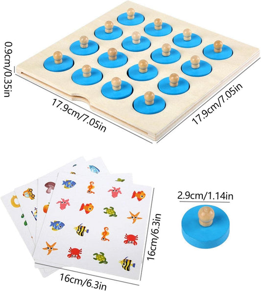 Montessori Mini Memory Chess Game 
