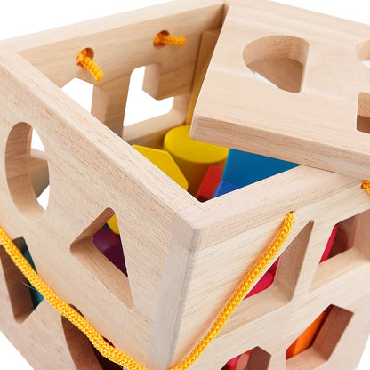 Wooden Shape Sorter Toy