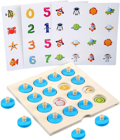 Montessori Mini Memory Chess Game 
