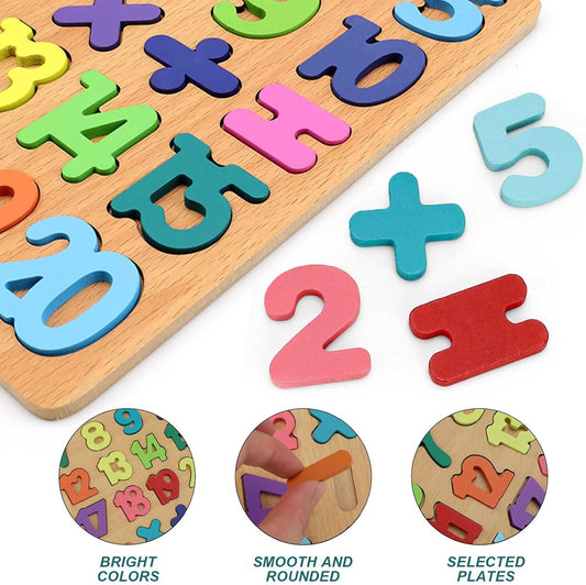 Alphabet and number puzzle