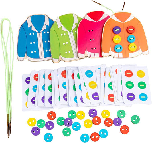 Montessori Clothes Buttoning Set