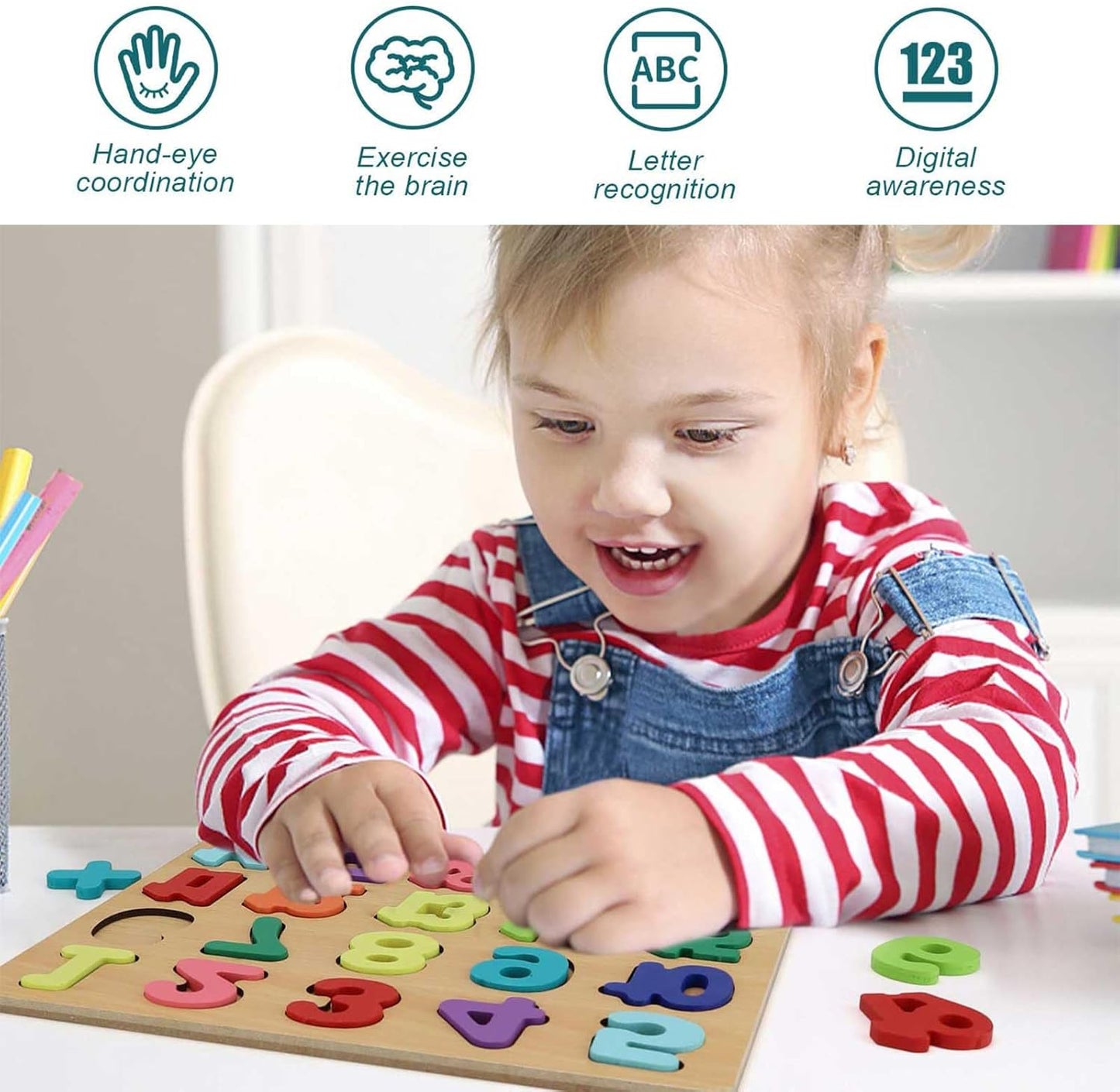 Alphabet and number puzzle