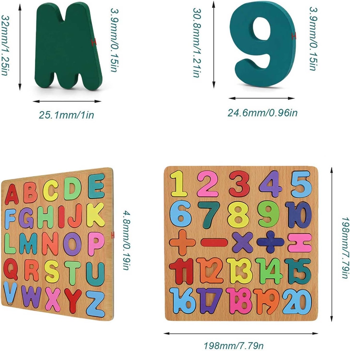 Alphabet and number puzzle