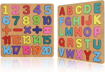 Alphabet and number puzzle